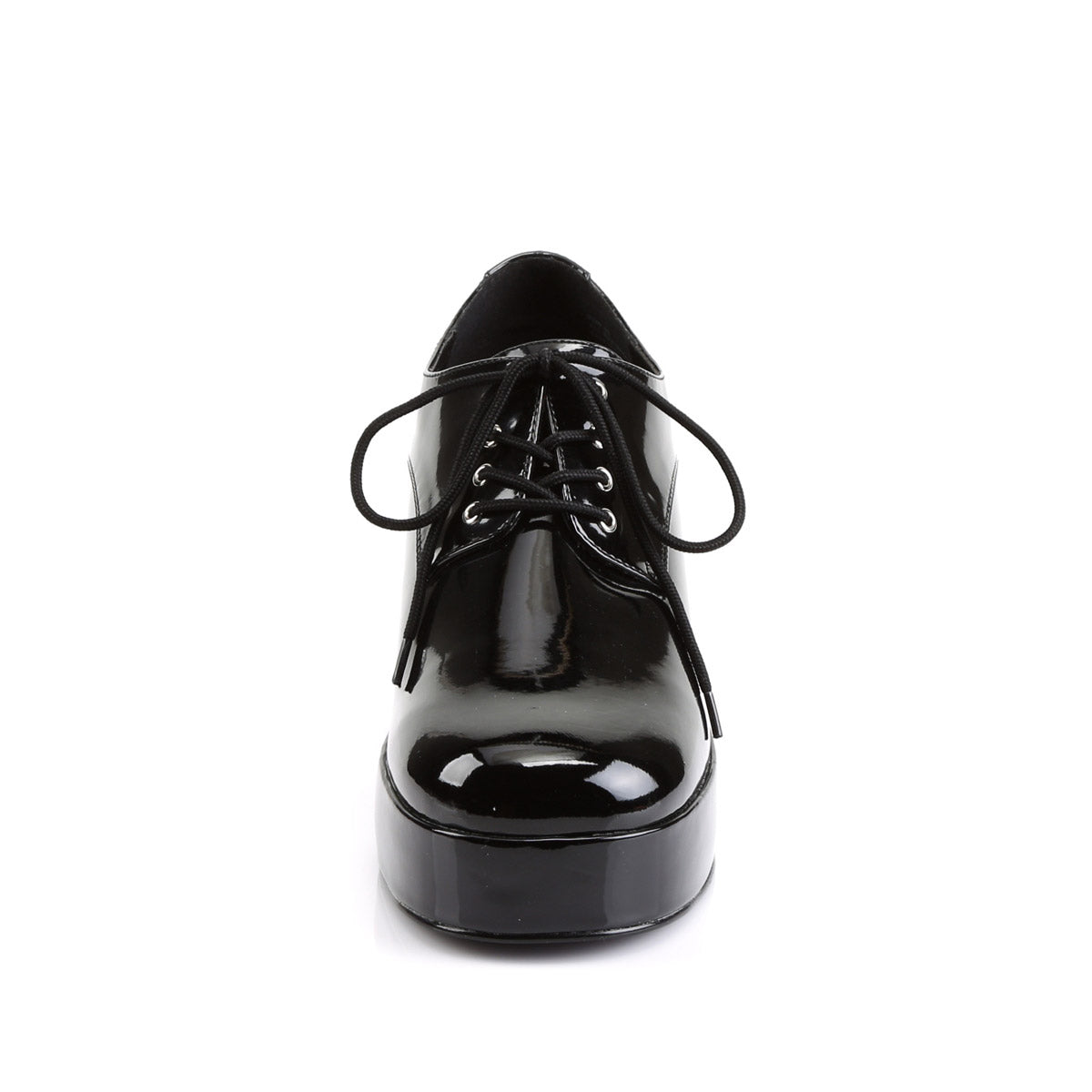 Disco Fever Floating Fish Heels Platform Oxford Lace Up Boots Shoes Secondary image