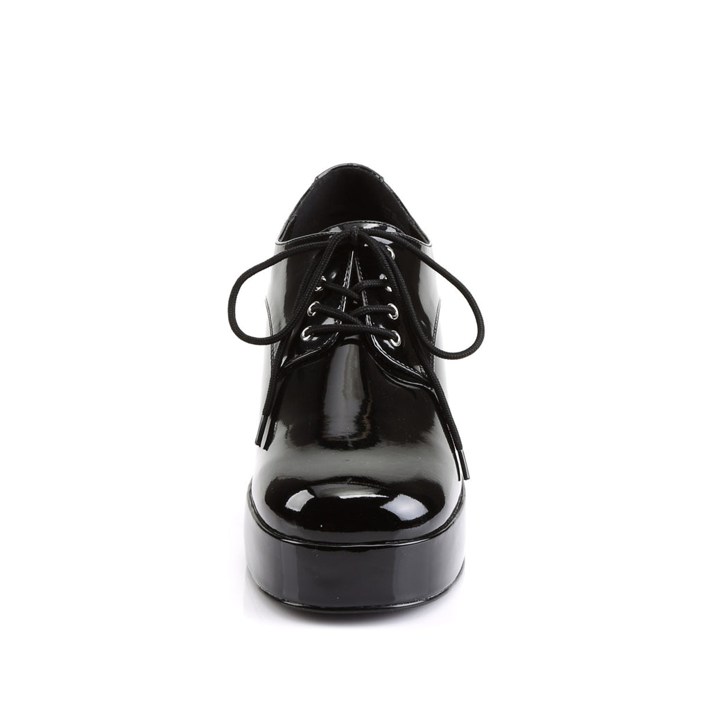 Disco Fever Floating Fish Heels Platform Oxford Lace Up Boots Shoes Pleaser Funtasma PIMP/02