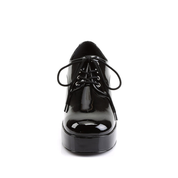 Disco Fever Floating Fish Heels Platform Oxford Lace Up Boots Shoes Pleaser Funtasma PIMP/02
