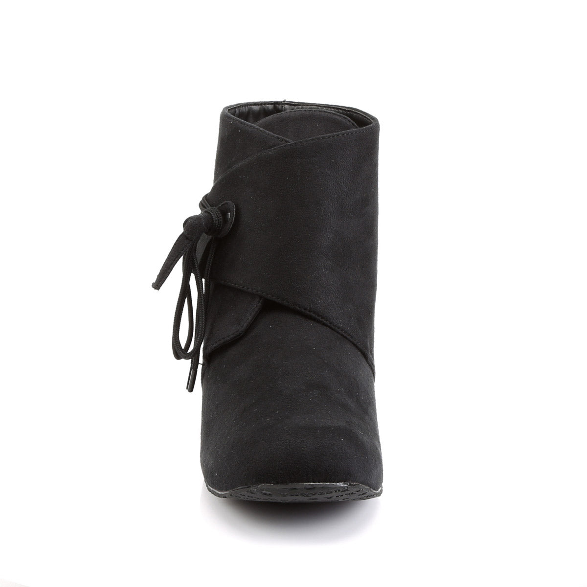 Microfiber Lace Ankle Detail Strap Over Renaissance Boots Flats Shoes Pleaser Funtasma RENAISSANCE/50