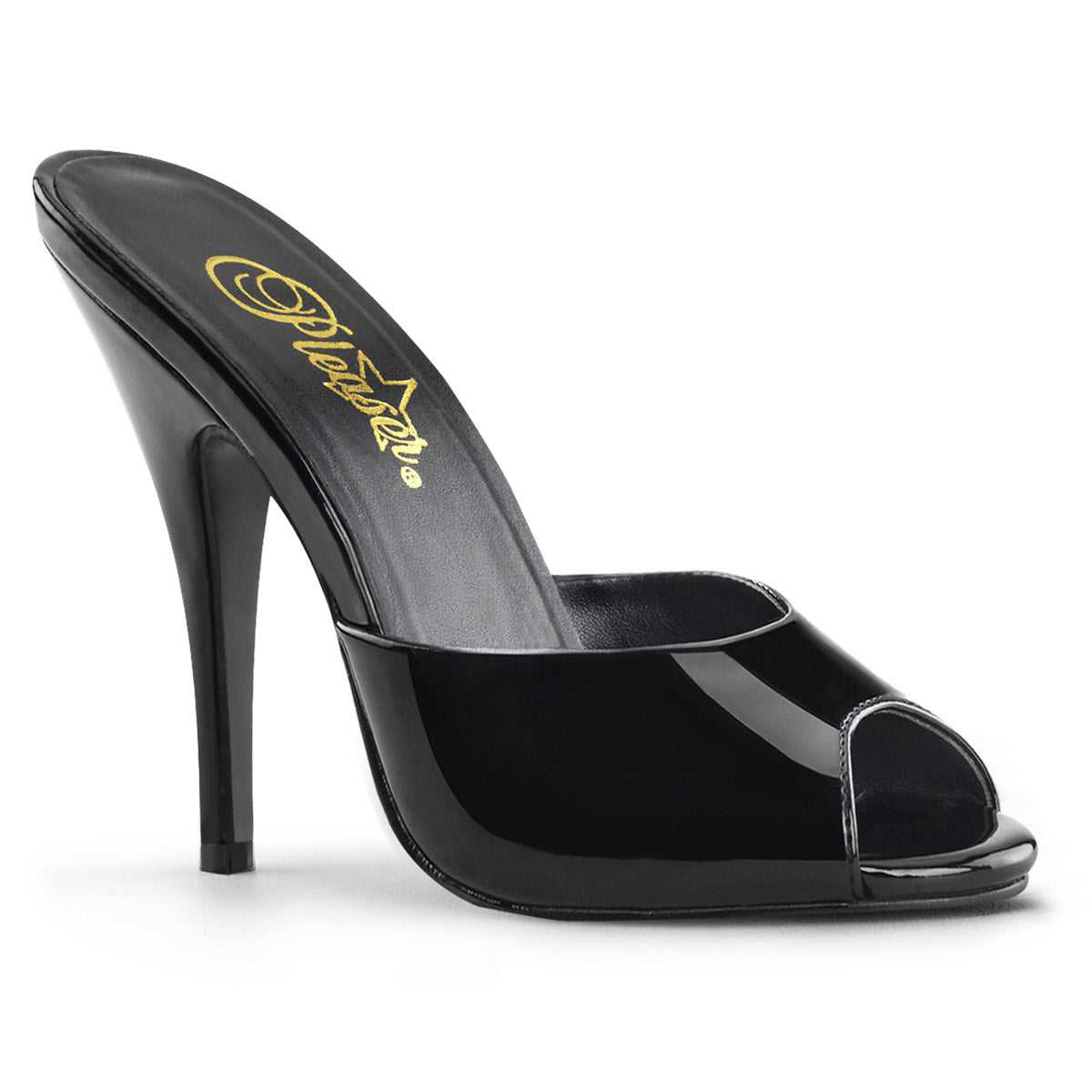 Sexy Slip On Peep Toe Stiletto Slide Mules High Heels Shoes Pleaser Pink Label SEDUCE/101