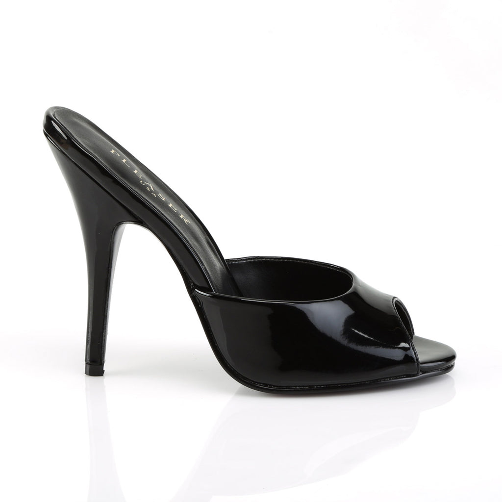 Sexy Slip On Peep Toe Stiletto Slide Mules High Heels Shoes Pleaser Pink Label SEDUCE/101
