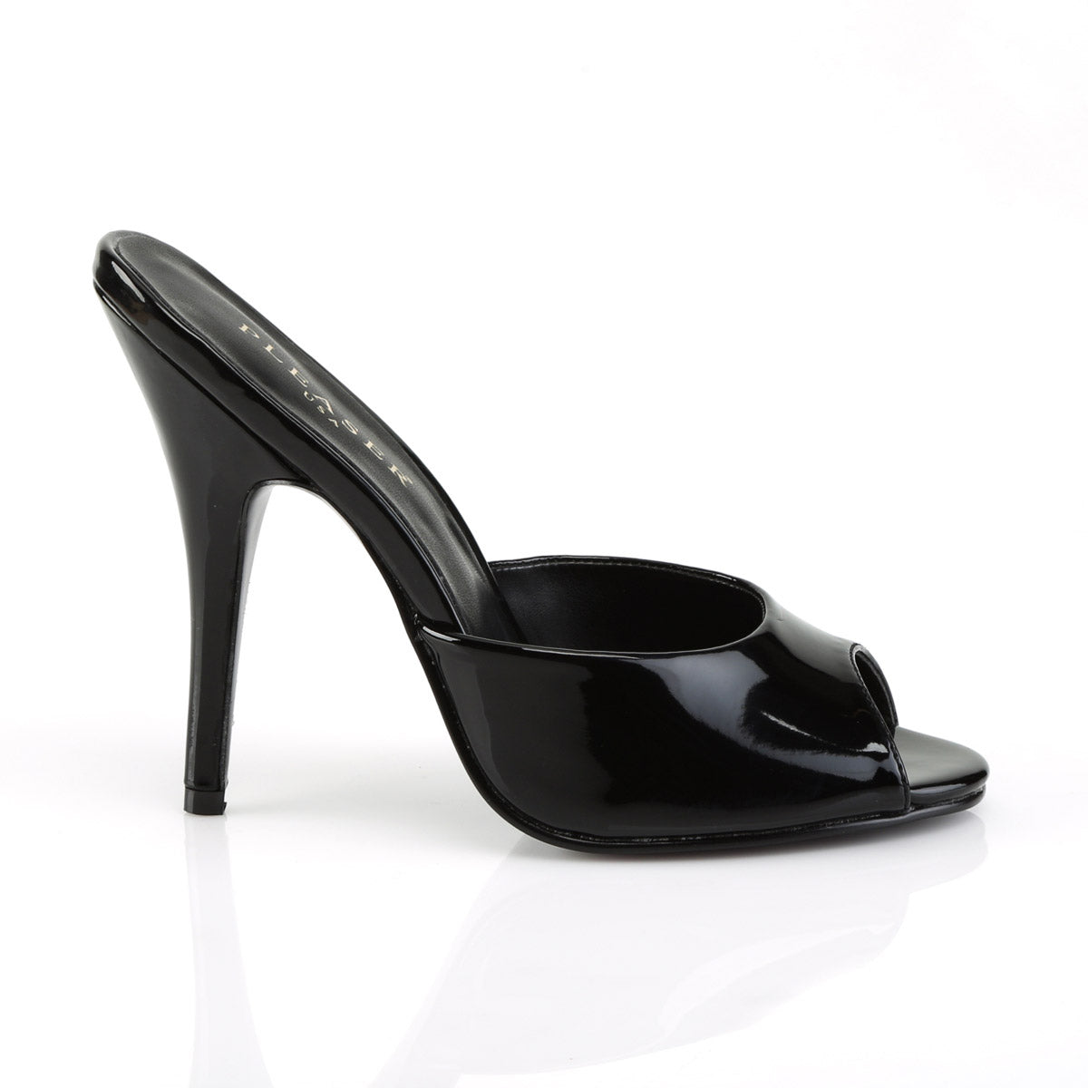 Sexy Slip On Peep Toe Stiletto Slide Mules High Heels Shoes Pleaser Pink Label SEDUCE/101
