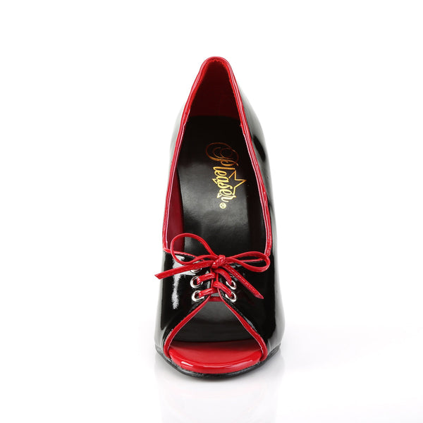 Sexy Contrast Lace Front Peep Toe Pumps Stiletto High Heels Shoes Pleaser Pleaser SEDUCE/216