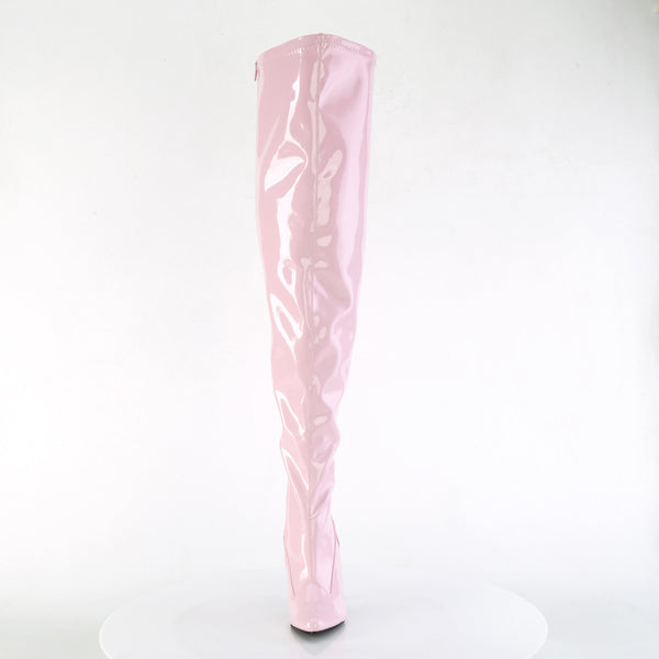 5" Heel Stretch Wide Calf Thigh Boot, Side Zip Pleaser Pleaser SEDUCE/3000WC