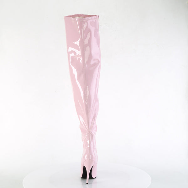 5" Heel Stretch Wide Calf Thigh Boot, Side Zip Pleaser Pleaser SEDUCE/3000WC