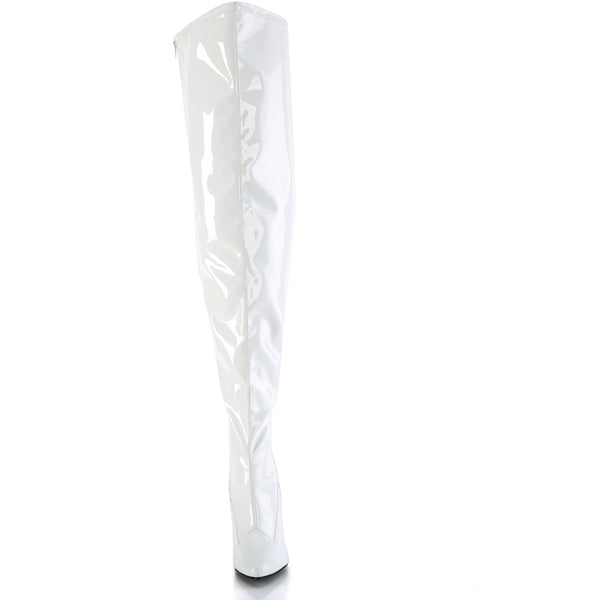 5" Heel Stretch Wide Calf Thigh Boot, Side Zip Pleaser Pleaser SEDUCE/3000WC