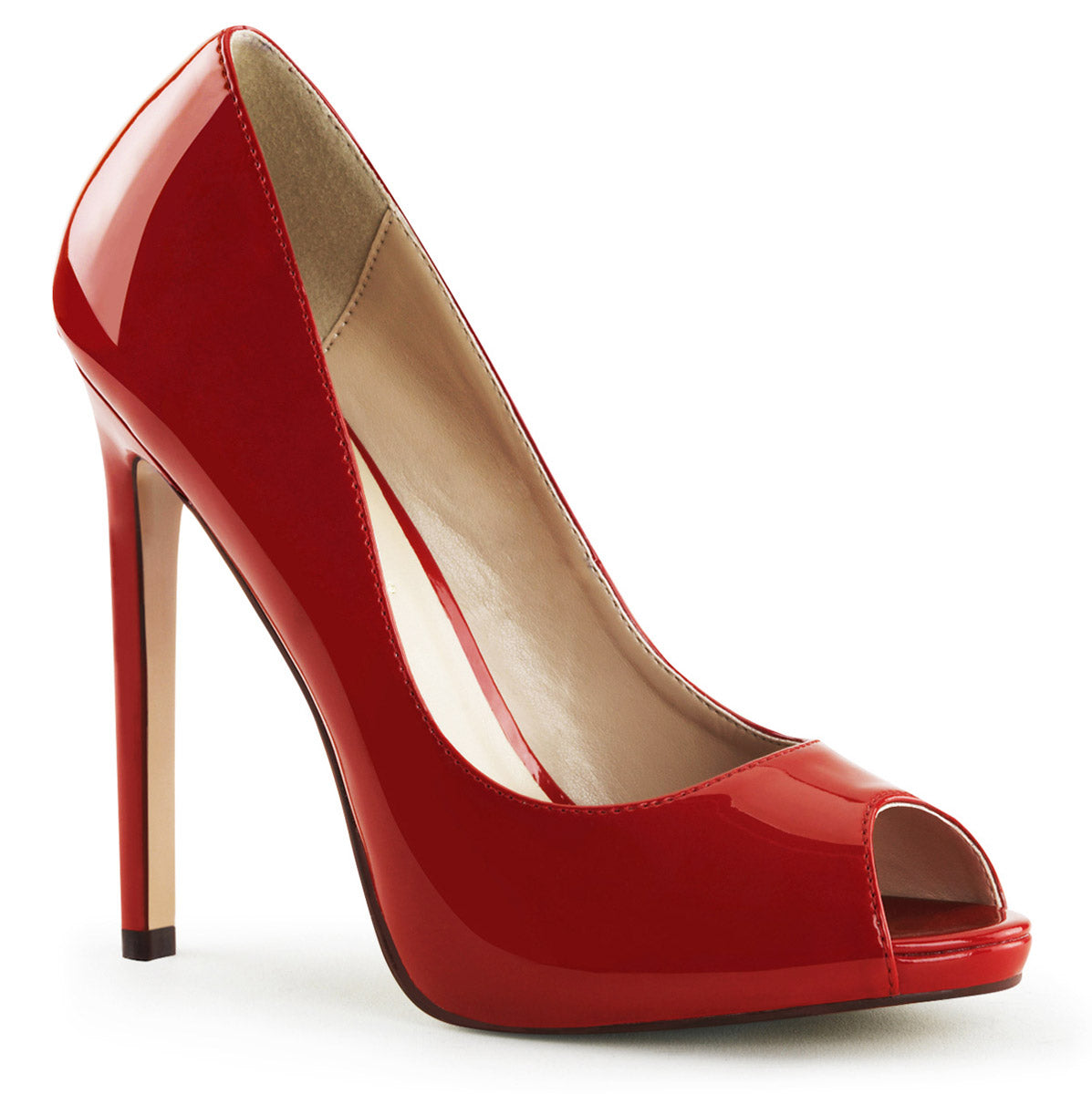 Sexy Classic Peep Toe Mini Platform Stiletto Pumps High Heels Shoes Pleaser Pleaser SEXY/42