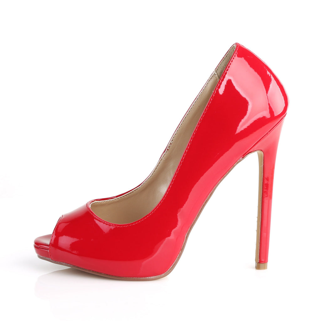 Sexy Classic Peep Toe Mini Platform Stiletto Pumps High Heels Shoes Pleaser Pleaser SEXY/42