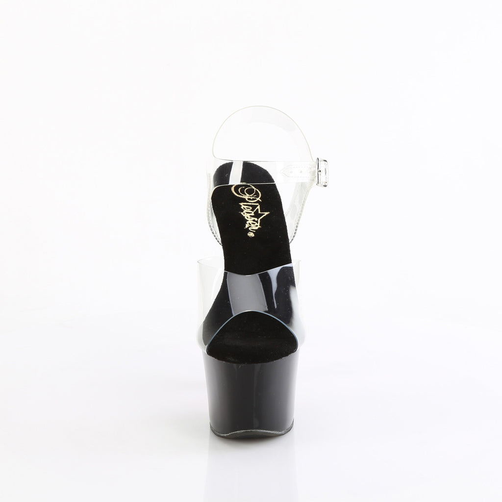 7" Heel, 2 3/4" Pf Ankle Strap Sandal Pleaser Pleaser SKY/308CRS