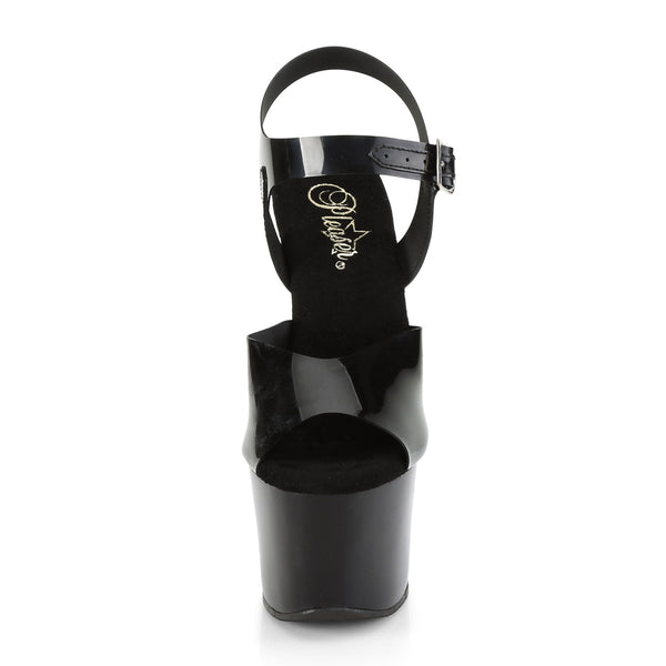 7" Heel, 2 3/4" PF Ankle Strap Sandal Pleaser Pleaser SKY/308N