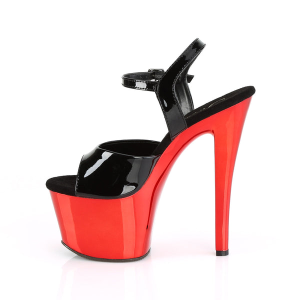 7" Heel, 2 3/4" PF Ankle Strap Sandal Pleaser Pleaser SKY/309