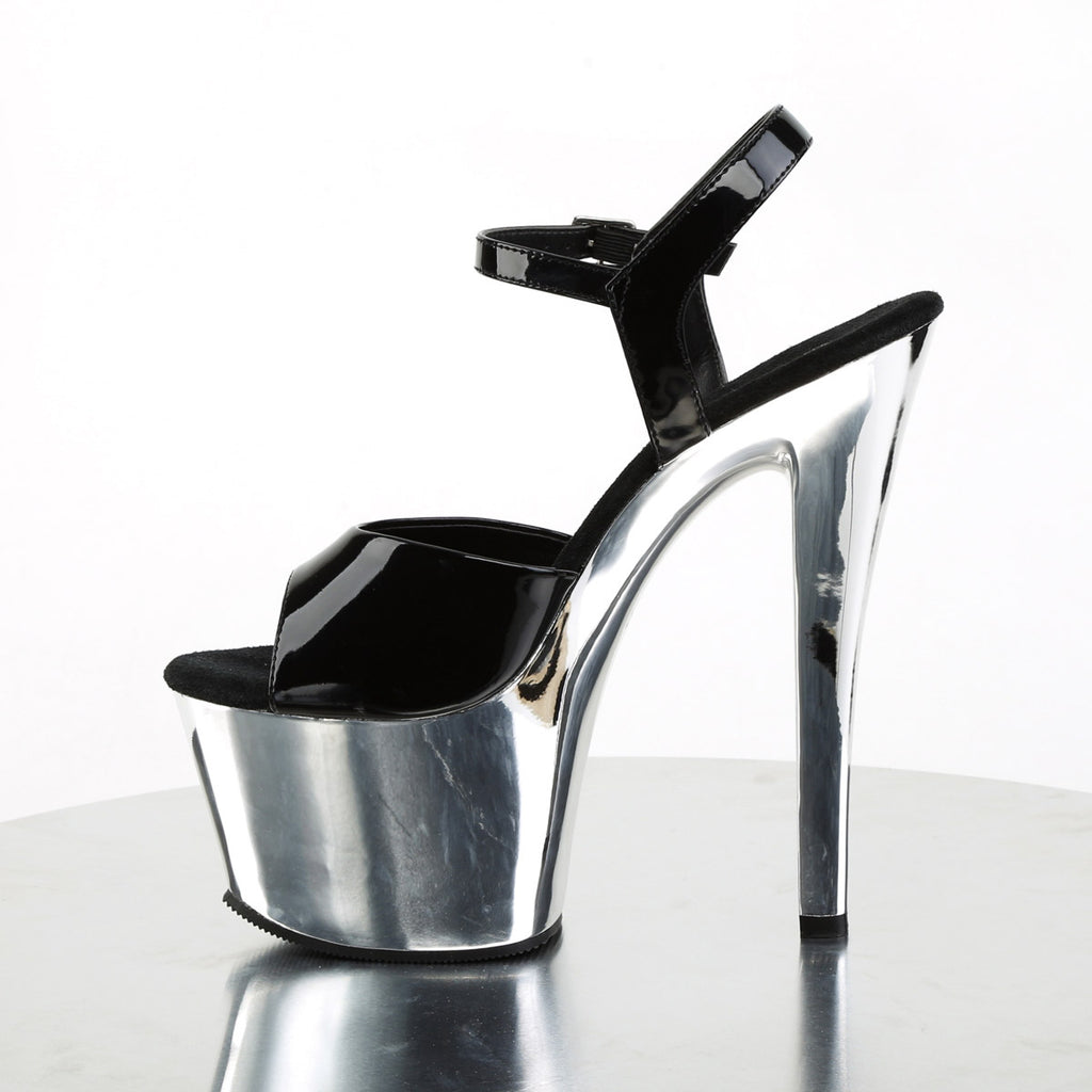 Sexy Platform Stiletto Open Toe Ankle Strap Sandals High Heels Shoes Pleaser  SKY/309
