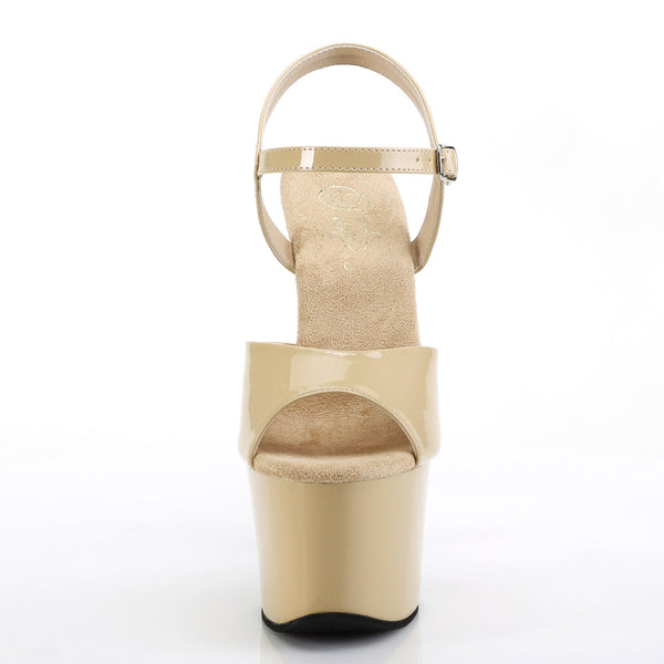 7" Heel, 2 3/4" PF Ankle Strap Sandal Pleaser Pleaser SKY/309