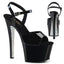 7" Heel, 2 3/4" PF Ankle Strap Sandal Pleaser Pleaser SKY/309CRS