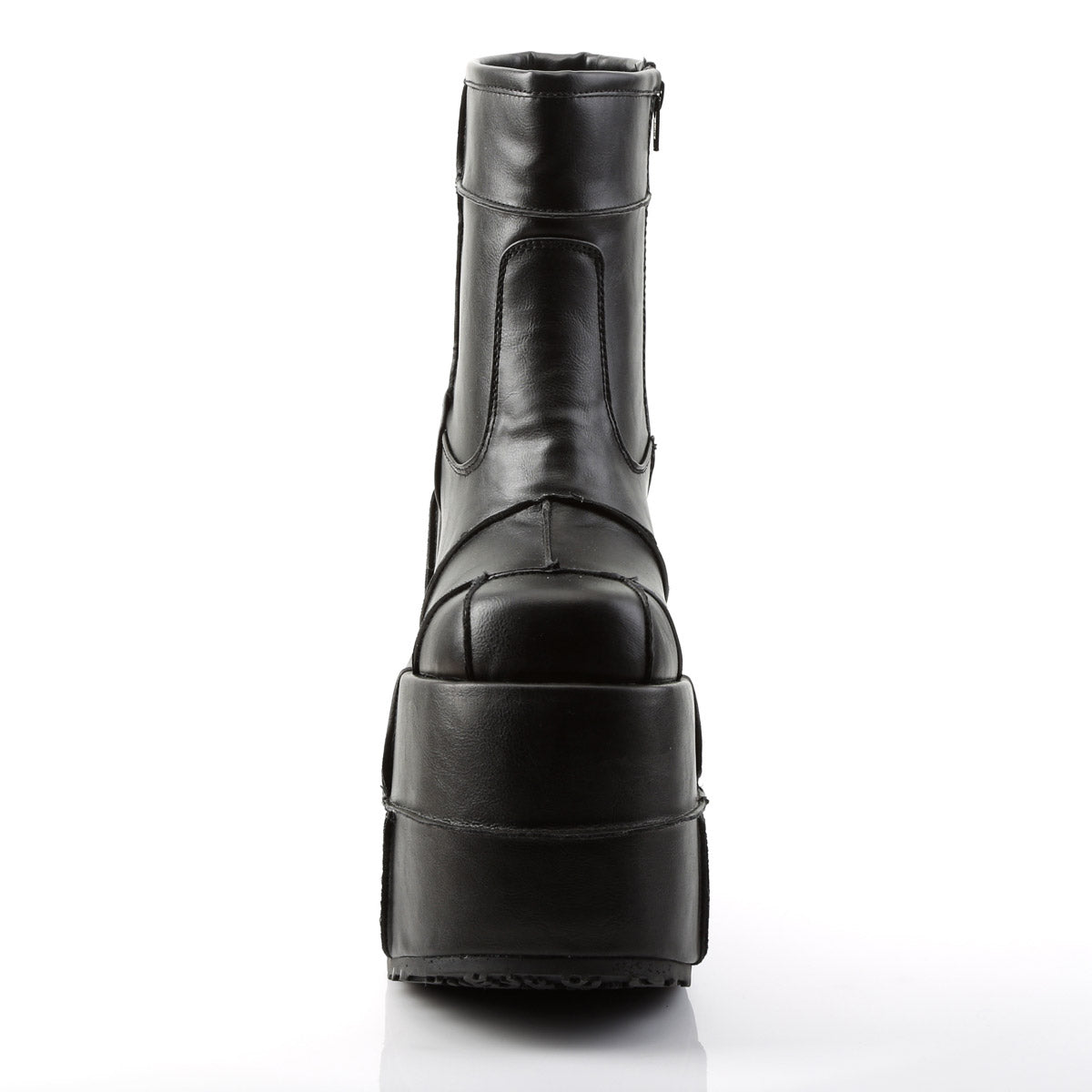 7" P/F Ankle Boot, Side Zip Blk Vegan Leather Secondary image