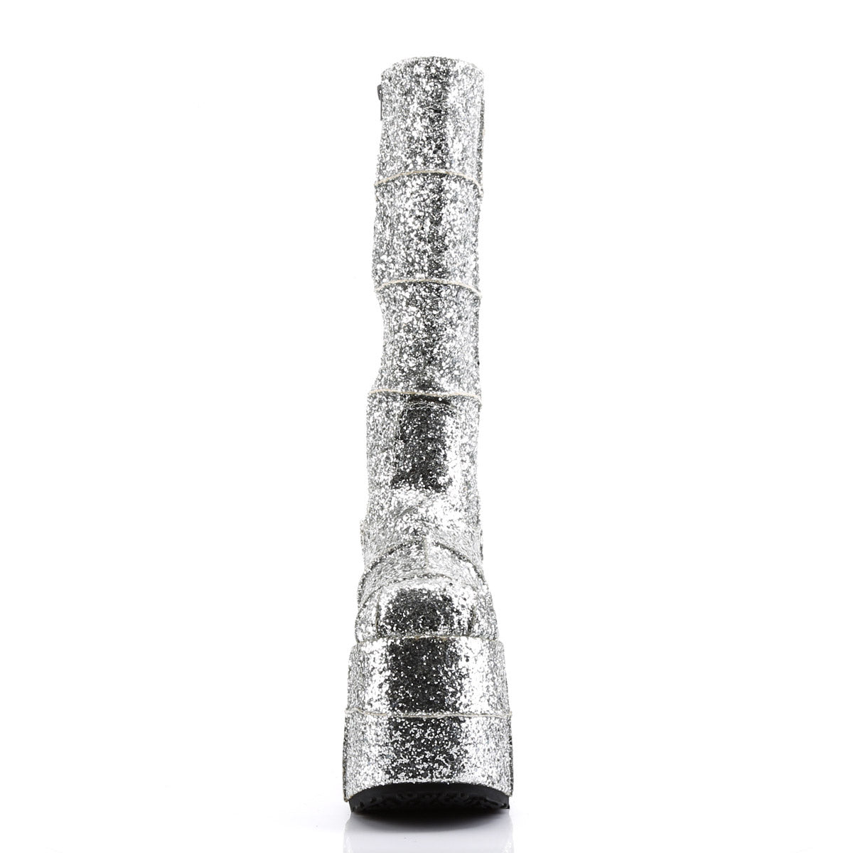 Sexy Goth Punk Patched Glitter Mid Calf Extreme Platform Boots Shoes Secondary image
