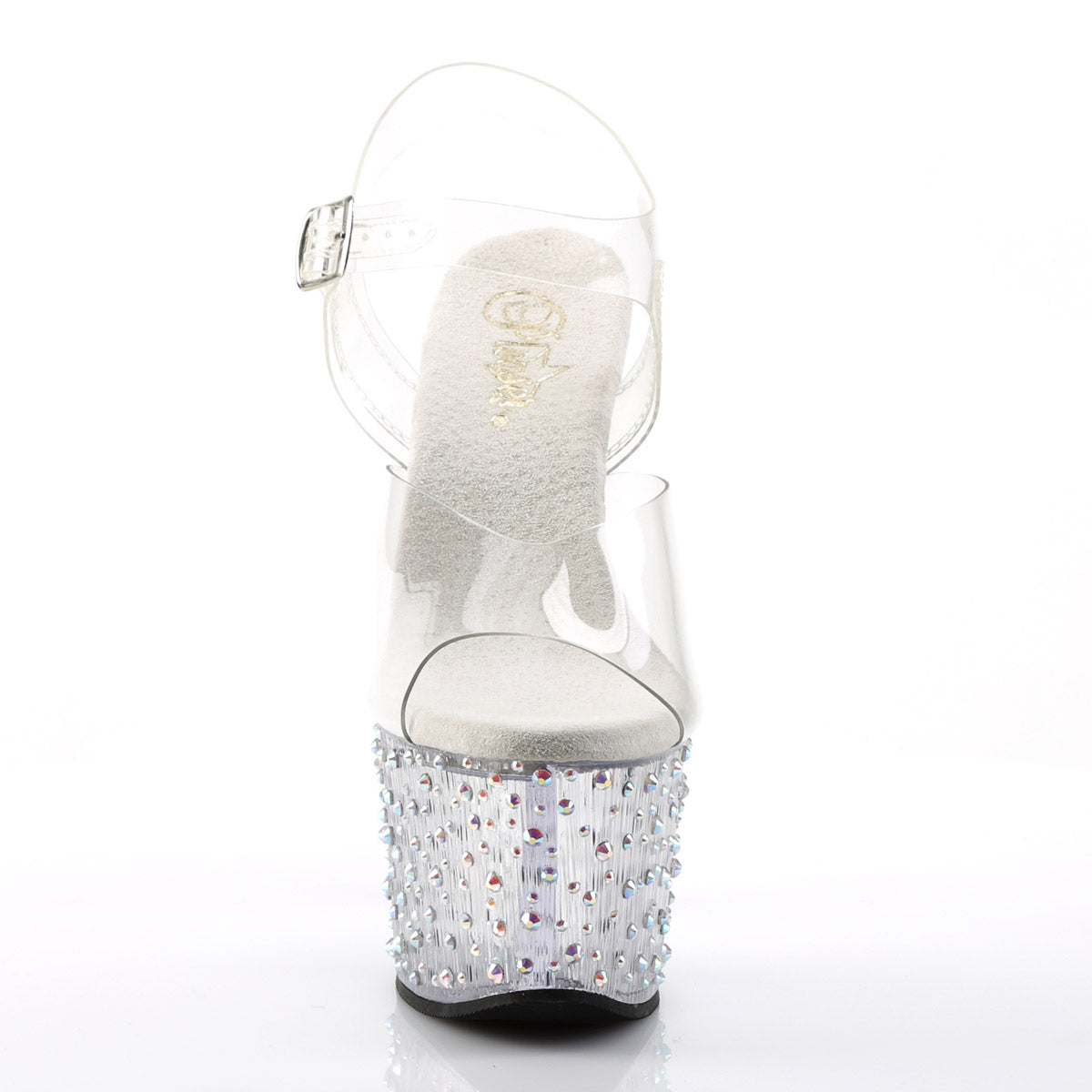 Multi Size Rhinestone Platform Stiletto Sandals High Heels Shoes Pleaser Pleaser STARDANCE/708