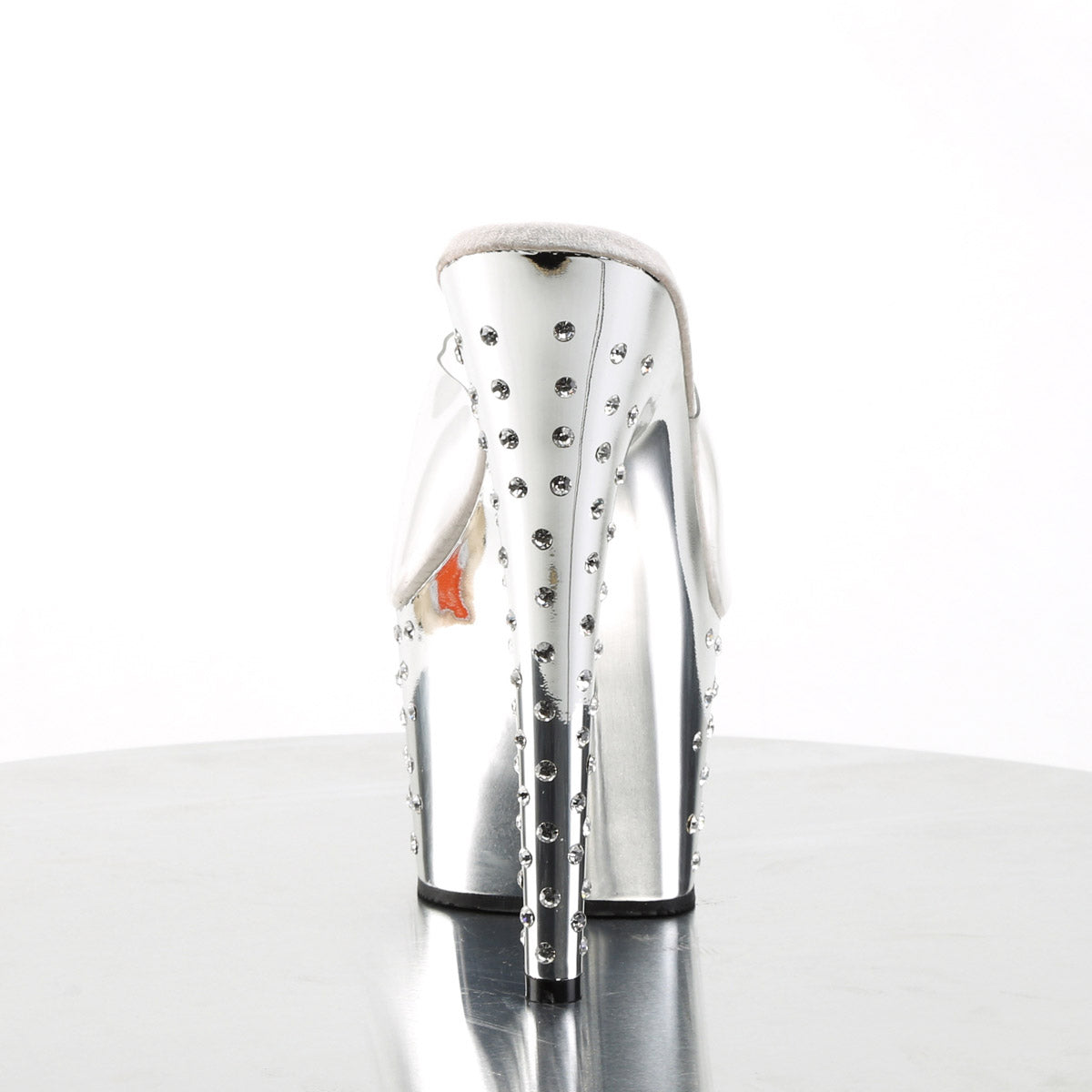Rhinestone Platform Stiletto Slide Mules Stripper High Heels Shoes Pleaser Pleaser STARDUST/701