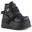 4" Wedge Pf Bootie W/Snap Buckle Detail Pleaser Demonia STOMP/15