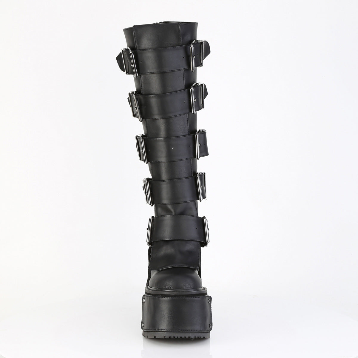 Demonia Transformer-800 5.5 Inch Wedge Knee High Boots with Interchangeable Panels Secondary image