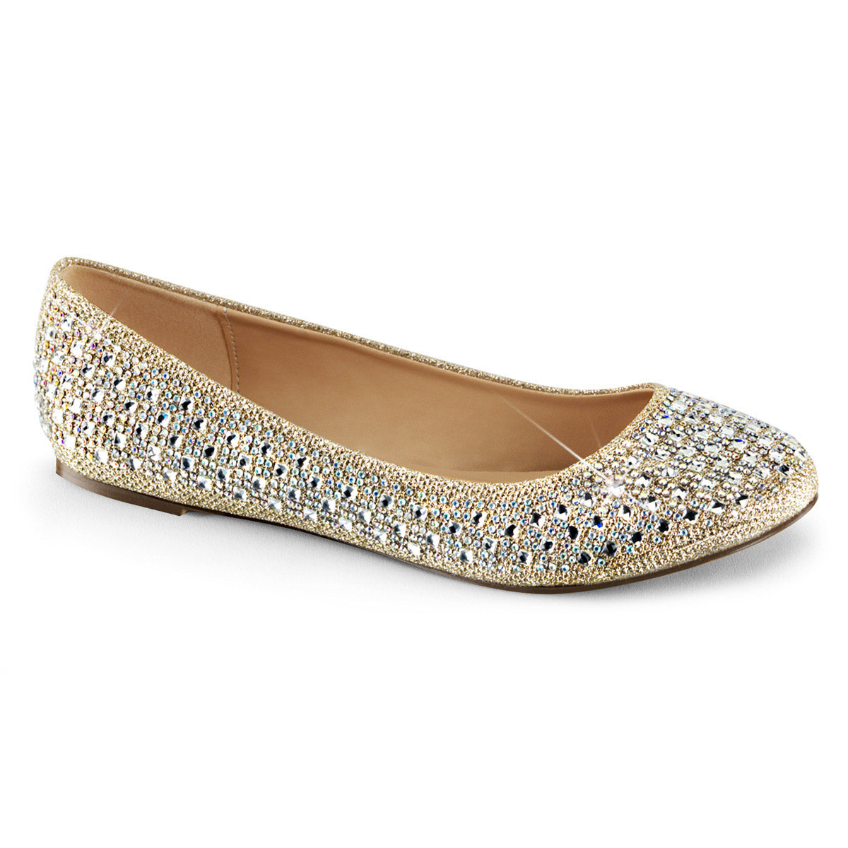 Round Toe Ballet Flat Embellished W/rs Pleaser Fabulicious TREAT/06 Main image