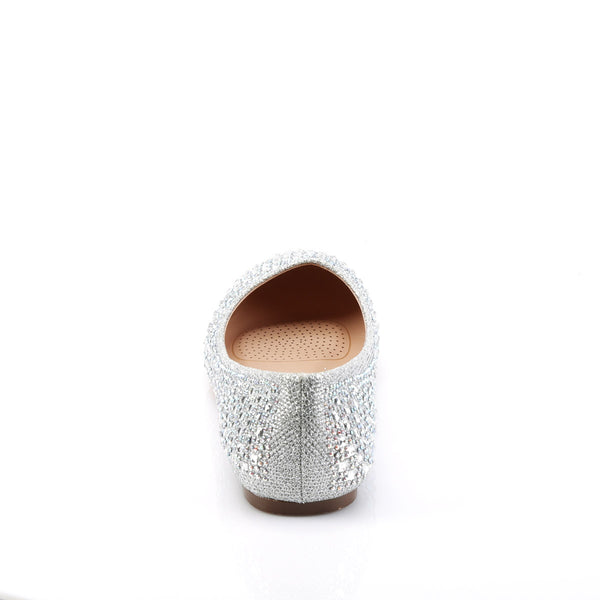 Round Toe Ballet Flat Embellished w/RS Pleaser Fabulicious TREAT/06