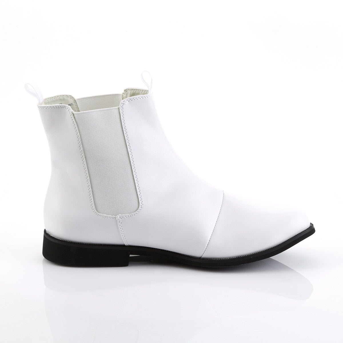 Cowboy Cattleman Low Heel Pointed Toe Pull On Chelsea Boots Shoes Pleaser Funtasma TROOPER/12