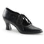 Sexy Victorian Style Lace Up Pointed Toe Pumps Kitten Heels Shoes Pleaser Funtasma VICTORIAN/03