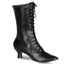 Sexy Pointed Toe Lace Up Mid Calf Booties Kitten Heel Boots Shoes Pleaser Funtasma VICTORIAN/120