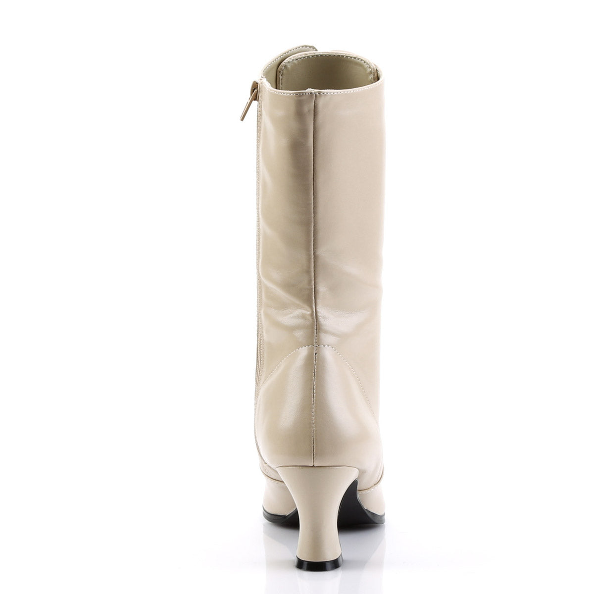 Sexy Pointed Toe Lace Up Mid Calf Booties Kitten Heel Boots Shoes Pleaser Funtasma VICTORIAN/120