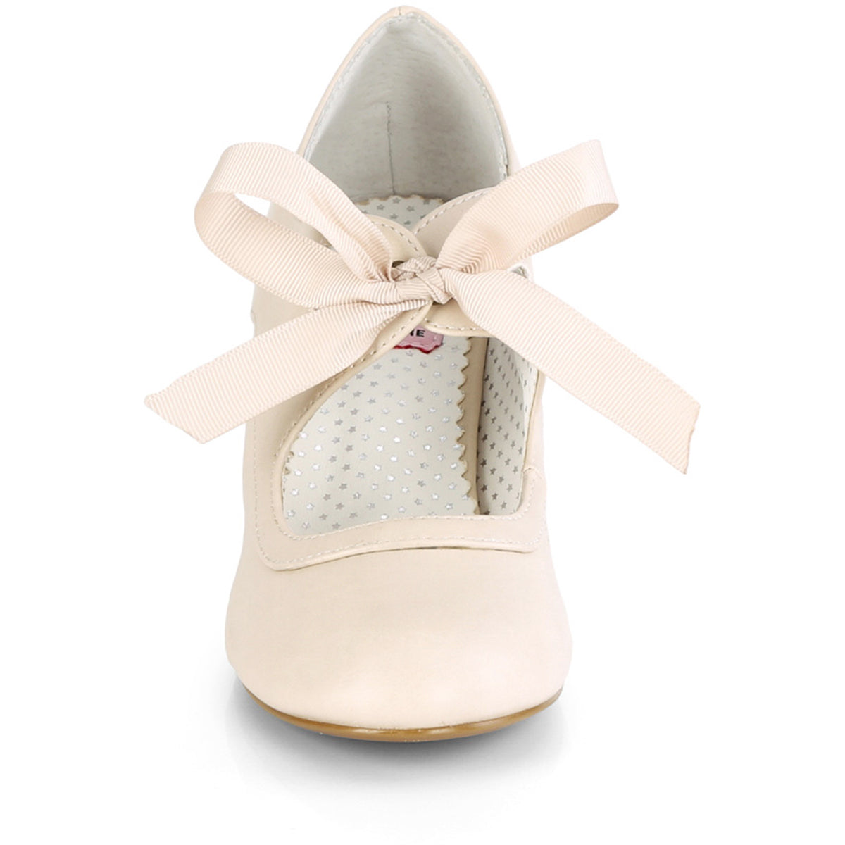 2 1/2" Cuben Heel Mary Jane Pump W/ribbon Tie Secondary image