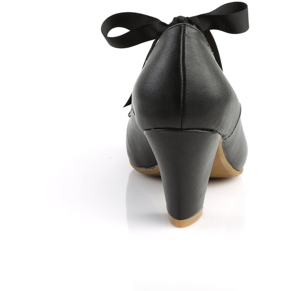 2 1/2" Cuben Heel Mary Jane Pump W/ Ribbon Tie Pleaser Pin Up Couture WIGGLE/32