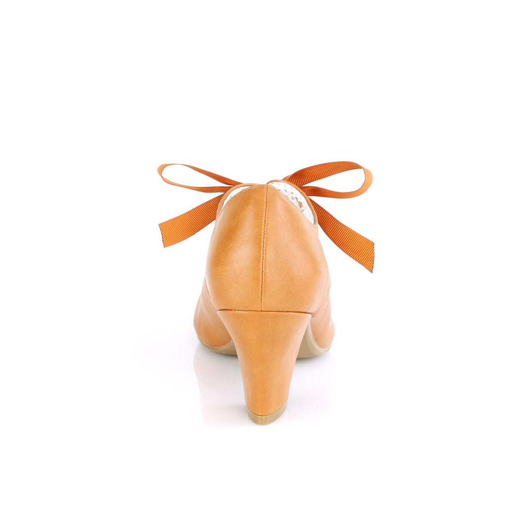 2 1/2" Cuben Heel Mary Jane Pump W/ribbon Tie Pleaser Pin Up Couture WIGGLE/32