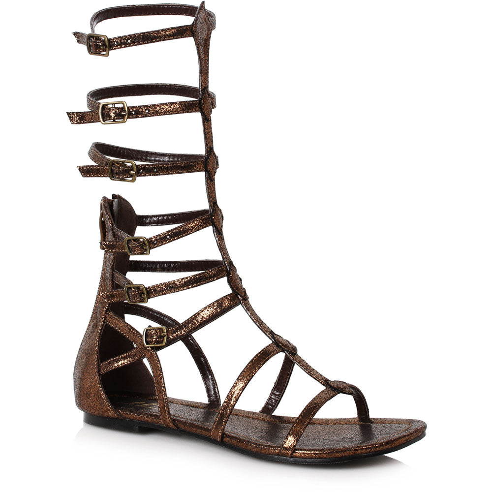 0 Gladiator Flat Sandal. Ellie  015/ZENA/BRNZ