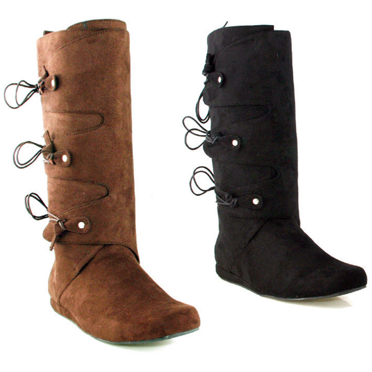 Microfiber Lace Over Mid Calf Boots Ellie  111/THOMAS Main image