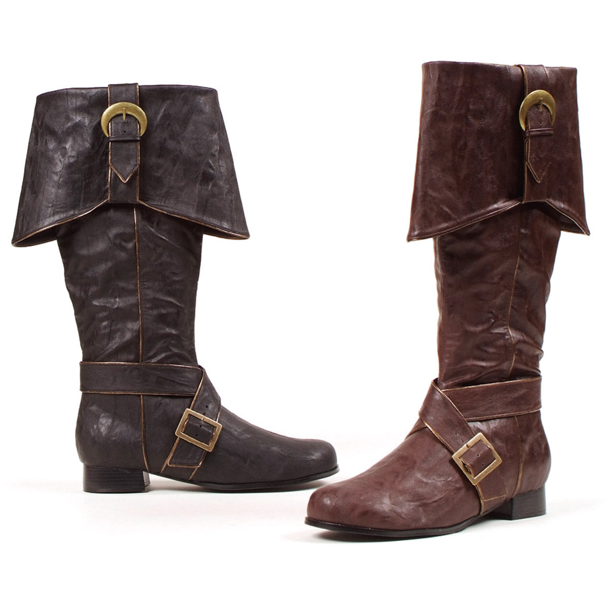 Buckle Strap Knee High Cuffed Pirate Boots Ellie  121/JACK Main image