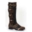 Black/brown 1"heel Knee High Boots Shoes Ellie Halloween Ellie  121/AMOS