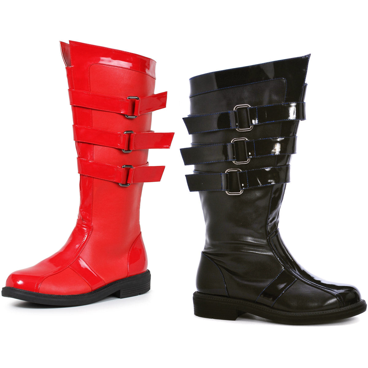 Multi Strap Dark Lord Costume Boots Ellie  125/DARTH
