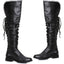 1  Heel Over The Knee Pirate Boot Ellie  181/TYRA/BLKP