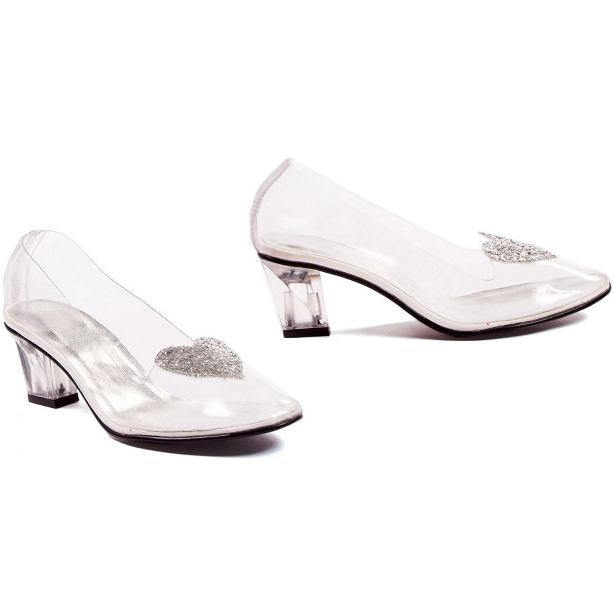 Glitter Hearts Clear Slippers Ellie  212/ARIEL