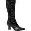 Black Velvet 25" Heel Boot Shoes Boots Ellie Halloween Sexy Ellie  253/GAIL