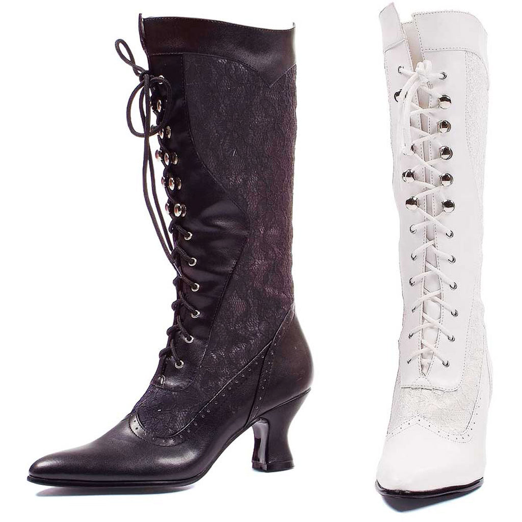 2.5"  Heel Boot With Lace. Ellie  253-REBECCA