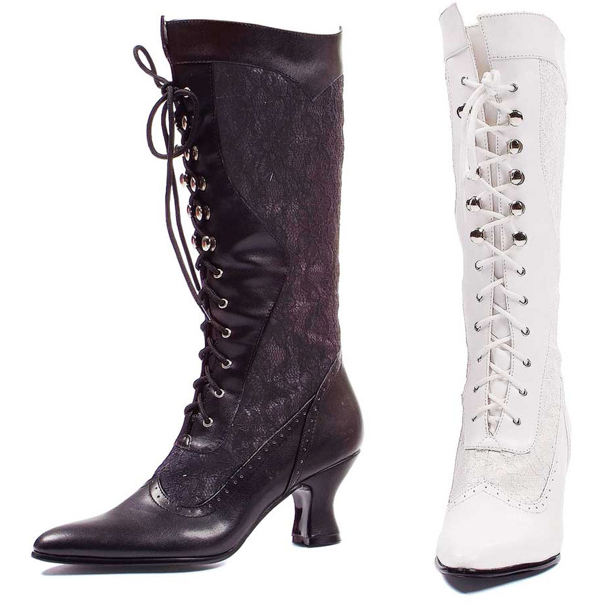 2.5"  Heel Boot With Lace. Ellie  253-REBECCA