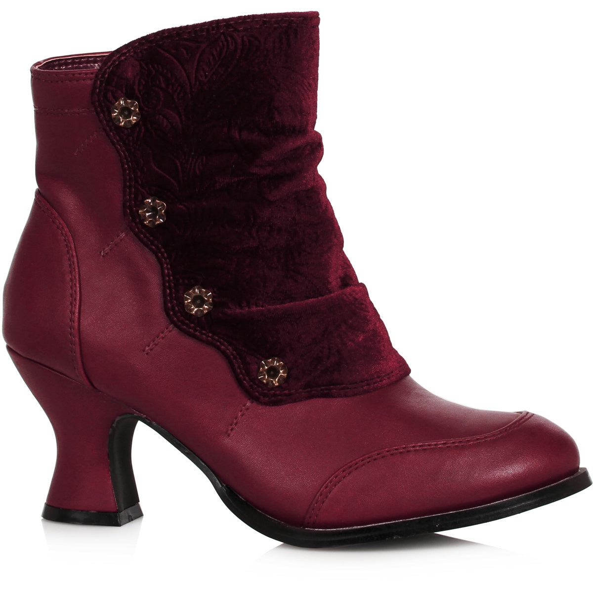 Ellie Victorian Ankle Bootie with 2.5 Inch Heel Secondary image