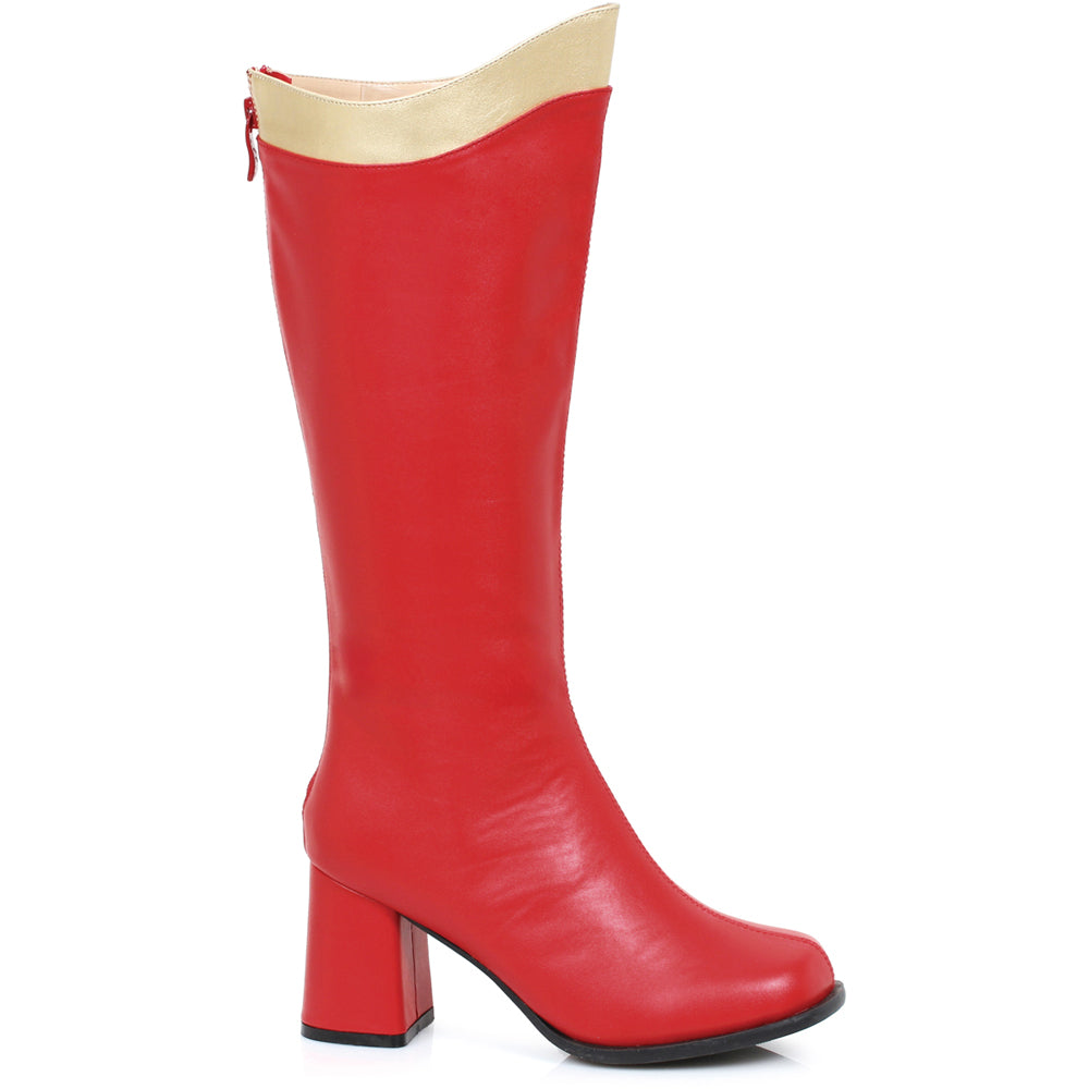 3" Knee High Boot With Zipper. Womens Ellie ELLIE 300-SUPER