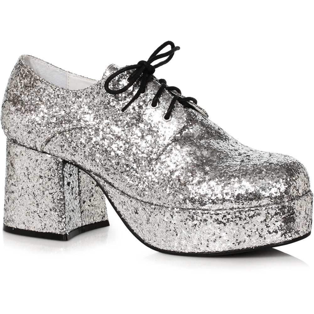 Ellie 1031 3 Heel Glitter Pimp Shoe. Mens. 312/PATRICK Secondary image