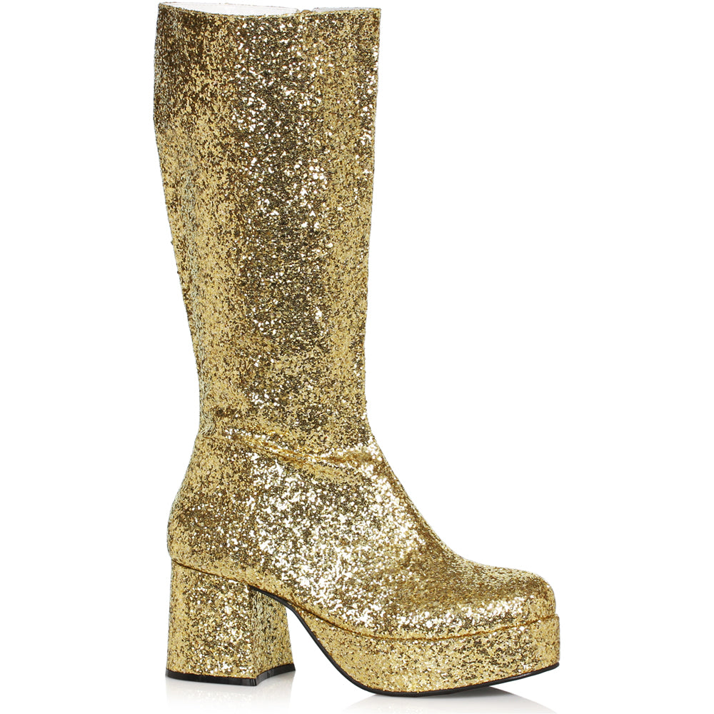 3 Heel Mens Glitter Knee High Boot Ellie 1031 312/ROCKER Main image