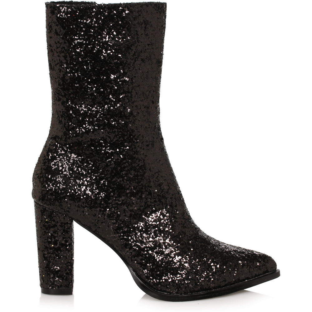 3 Womens Glitter Gogo Calf Boot Ellie  325/FRESCA Main image