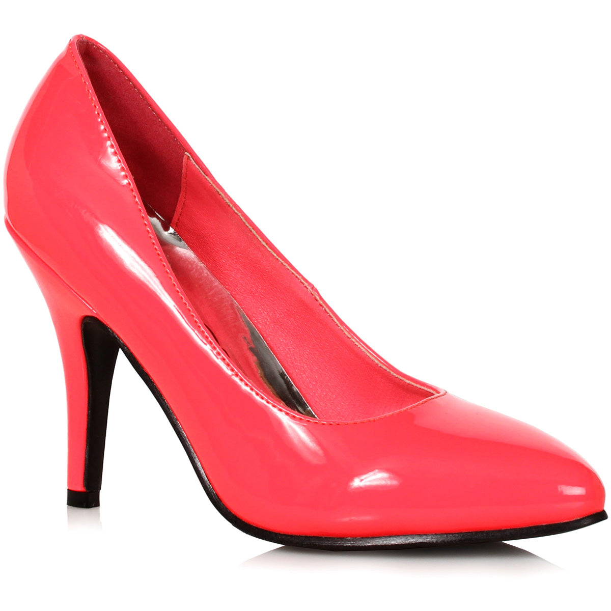 Ellie 4-Inch Neon Green 80's Style Women's High Heel Pumps Secondary image